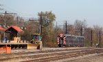 Approaching Southbound Metra Train #115 - 10:58 am